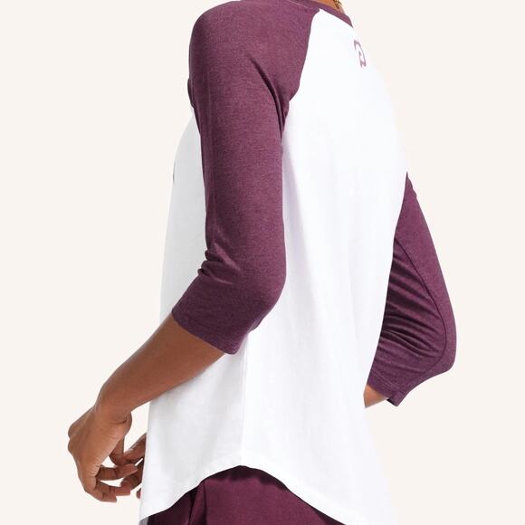 Peloton White Logo Baseball Tee Sz XL - Picture 8 of 13